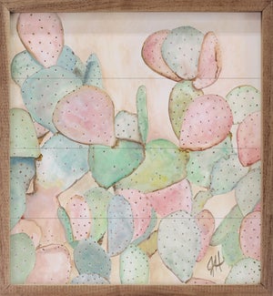 Cotton Candy Cactus Square By Jodi Hatfield